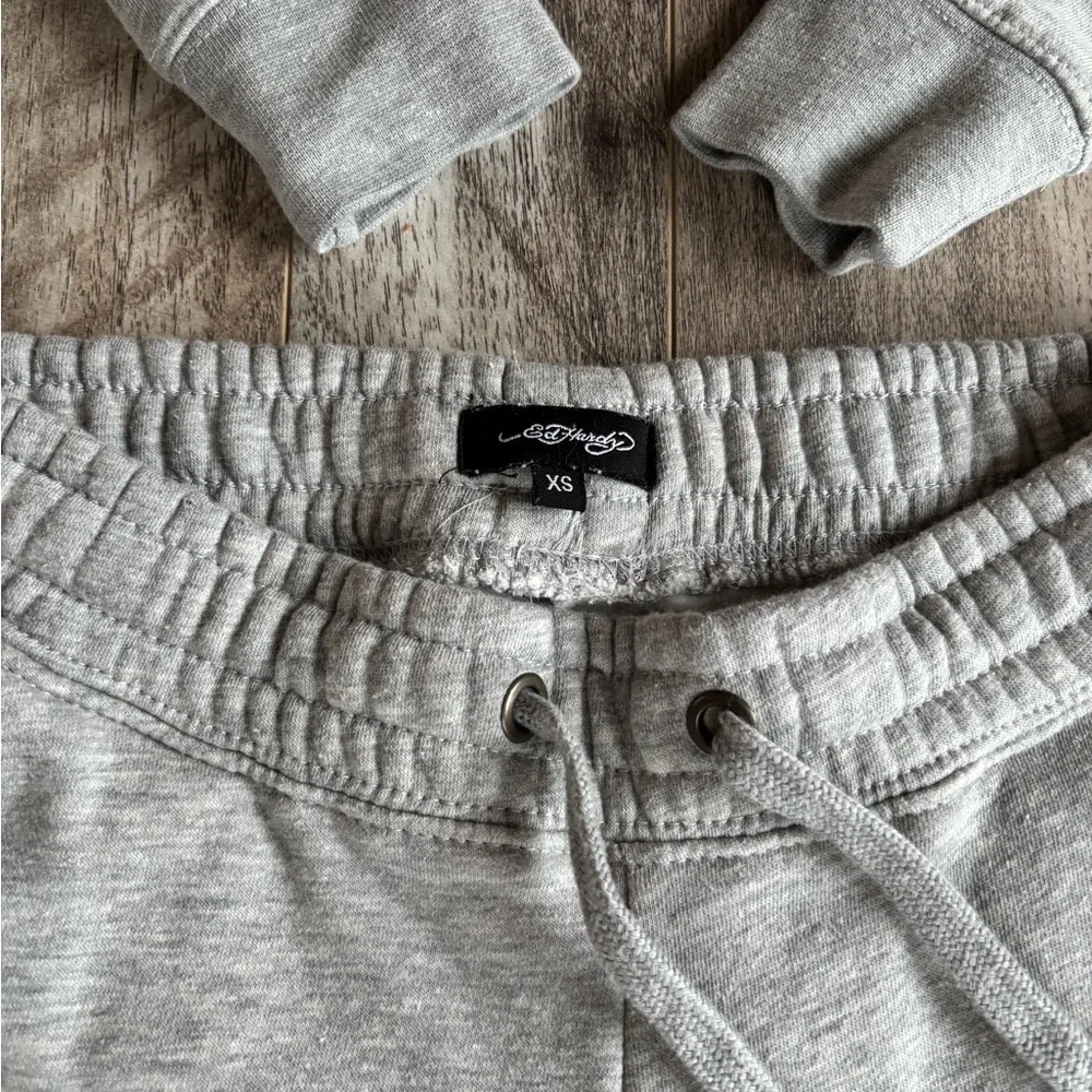 Ed Hardy Gray Zip-Up Hoodie - Picture 5 of 9